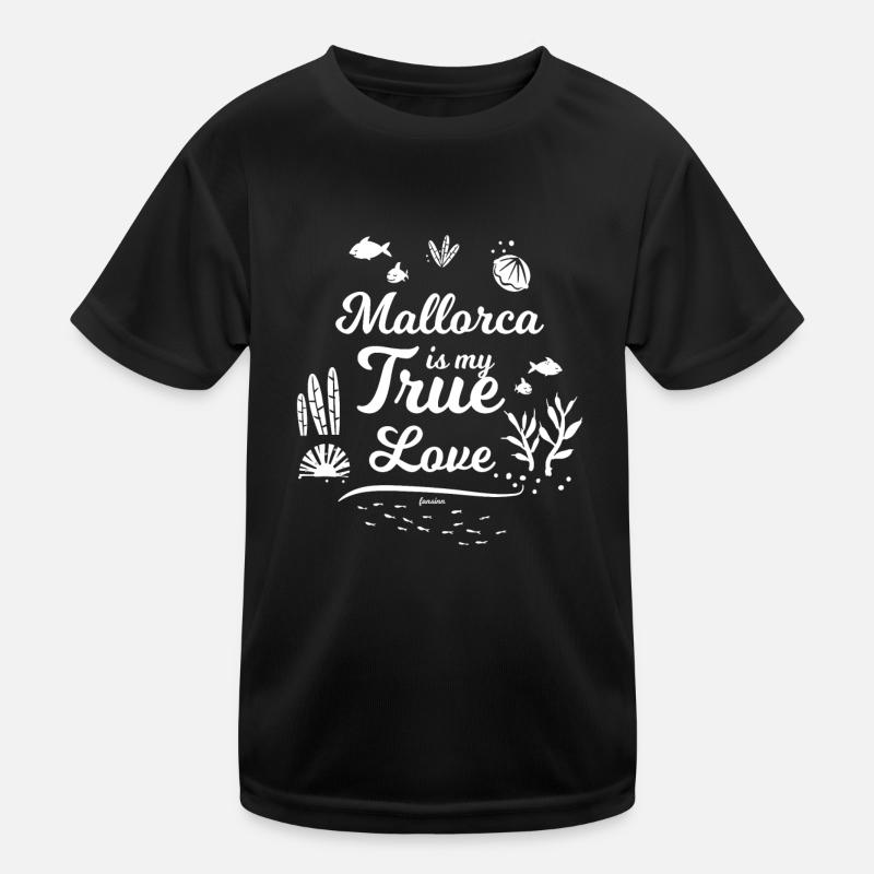 Mallorca Spanien Insel Balearen Geschenkidee Kinder Funktions-T-Shirt