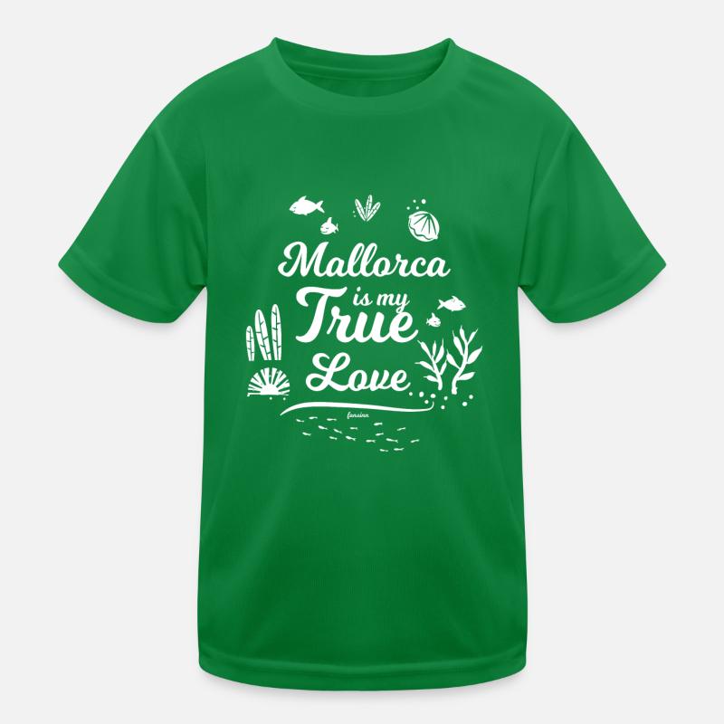 Mallorca Spanien Insel Balearen Geschenkidee Kinder Funktions-T-Shirt