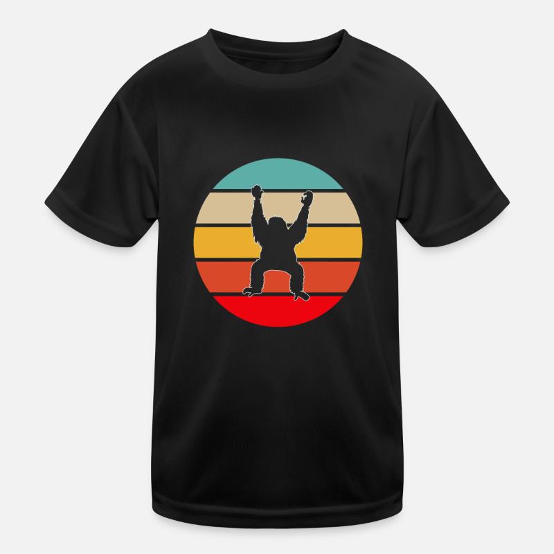 Orangutan Retro Kids Functional T-Shirt