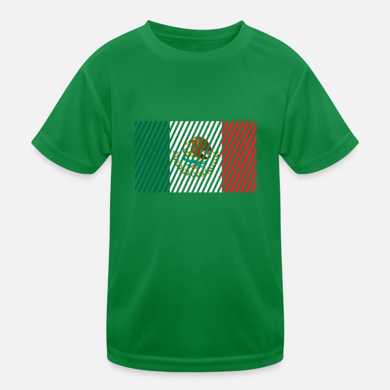 Drapeau du Mexique T-shirt sport Enfant