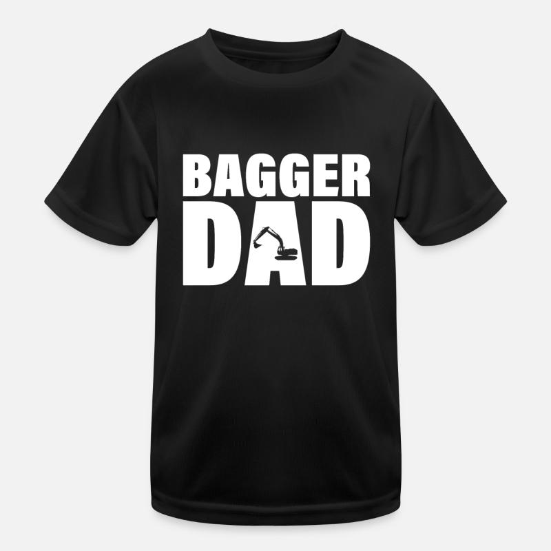 Job - Bagger Dad Kinder Funktions-T-Shirt
