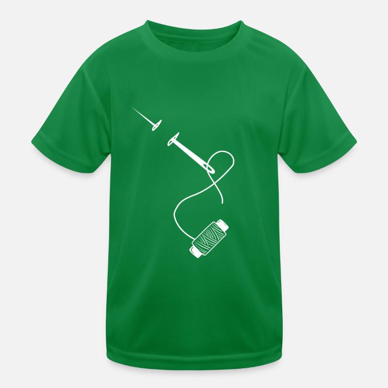 Näherin Nähen Schneiderin Kinder Funktions-T-Shirt