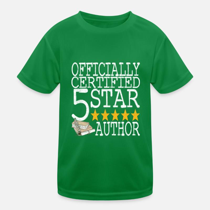 Autor Schreiber Kinder Funktions-T-Shirt