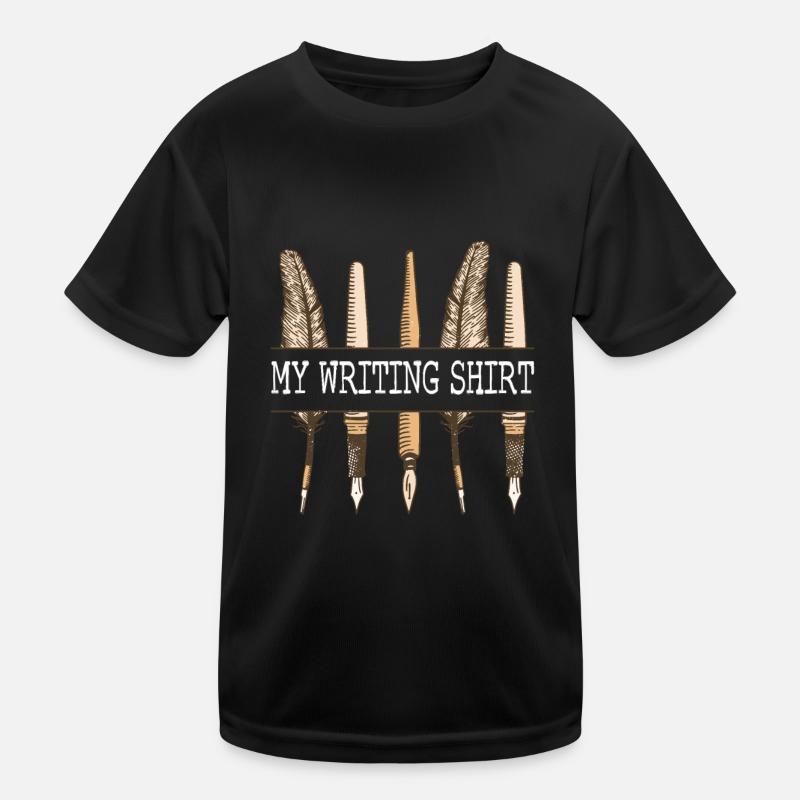 Autor Schreiber Kinder Funktions-T-Shirt