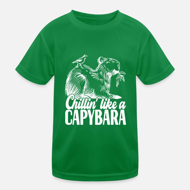 Capybara Kinder Funktions-T-Shirt