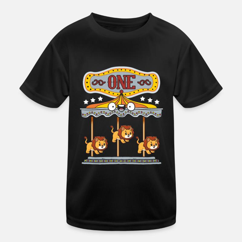 Karussell-geburtstagsfeier Kinder Funktions-T-Shirt