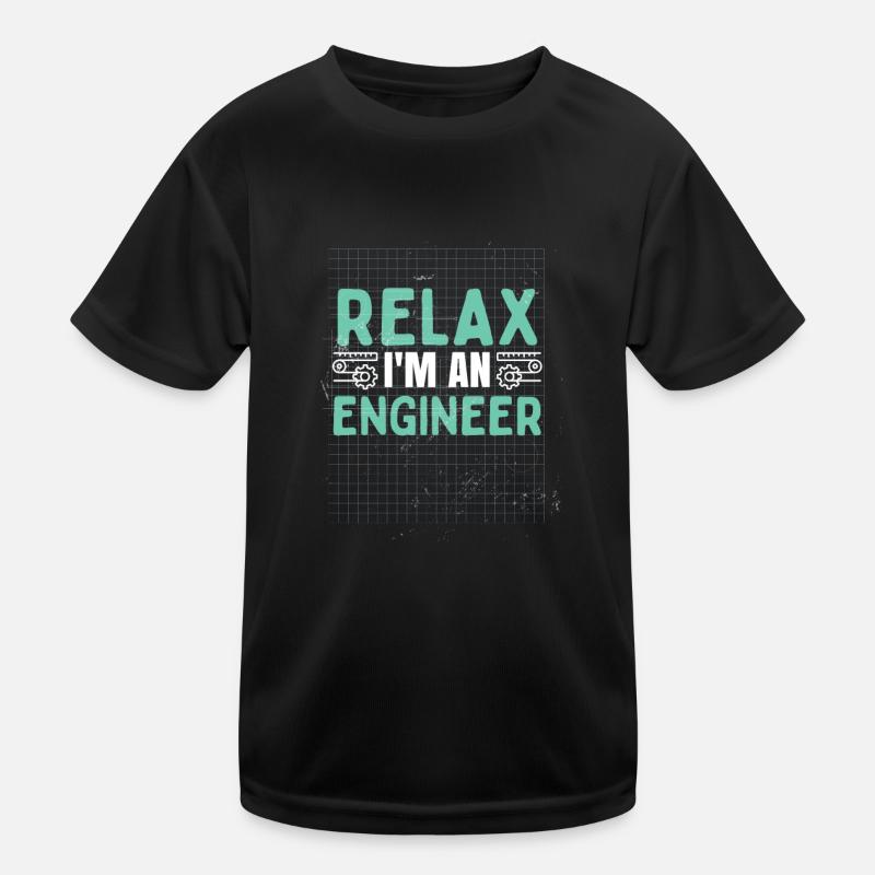 Drôle d’ingénieur Science Humour T-shirt sport Enfant