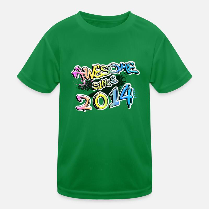 Awesome since 2014 Kinder Funktions-T-Shirt