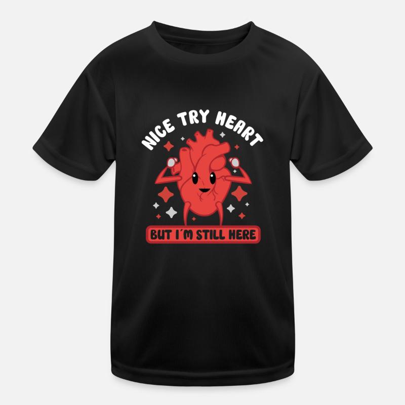 Open Heart Surgery Heart Surgery Survivor Gift Kinder Funktions-T-Shirt