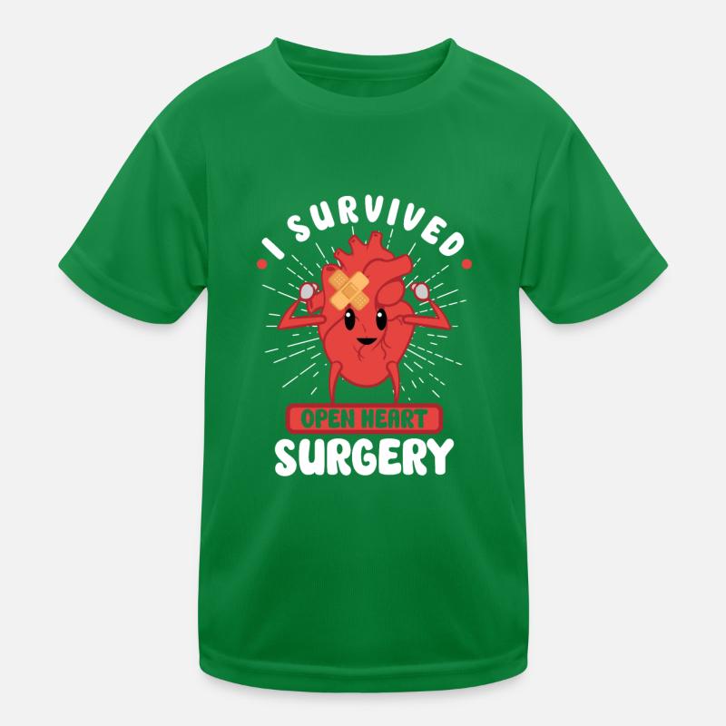 Heart Attack Open Heart Surgery Heart Surgery Gift Kinder Funktions-T-Shirt