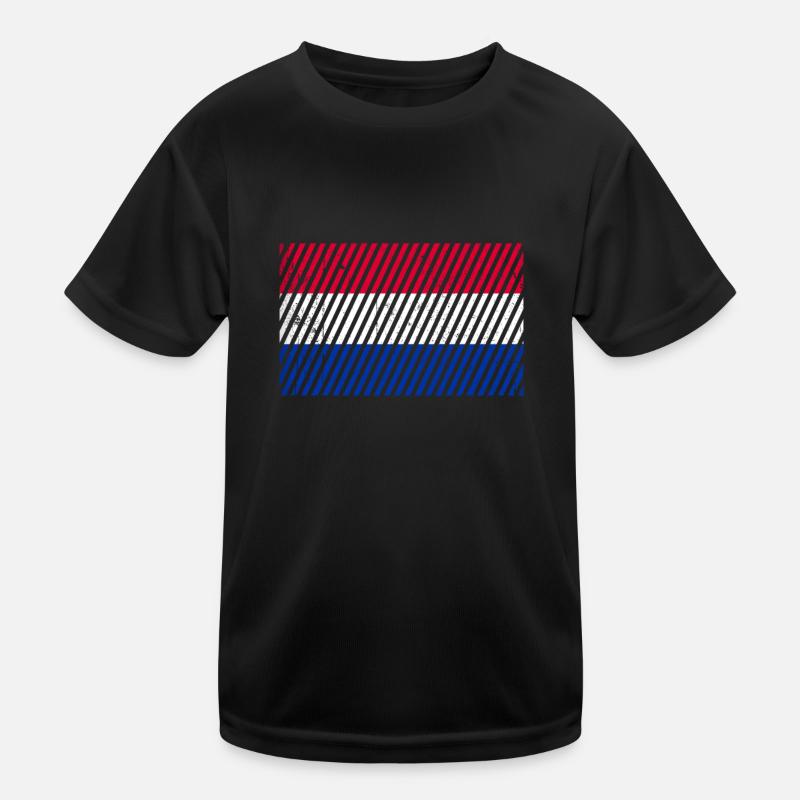 Drapeau des Pays-Bas T-shirt sport Enfant
