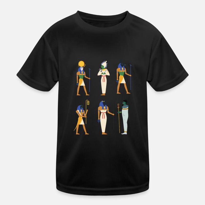 Hieroglyphics Egyptologist, Ancient Egyptian Kids Functional T-Shirt