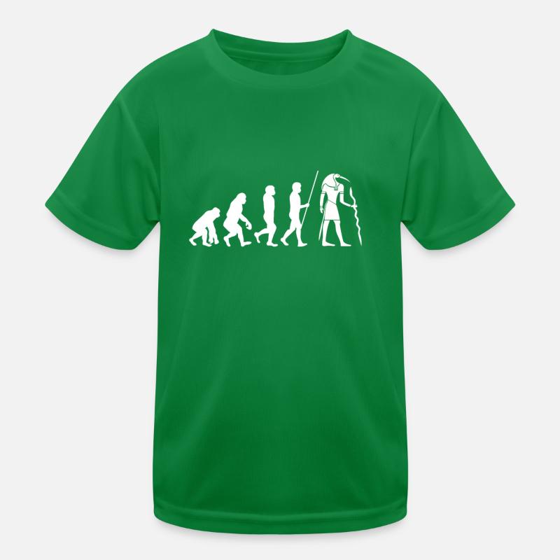 Hieroglyphics Egyptologist, Ancient Egyptian Kids Functional T-Shirt