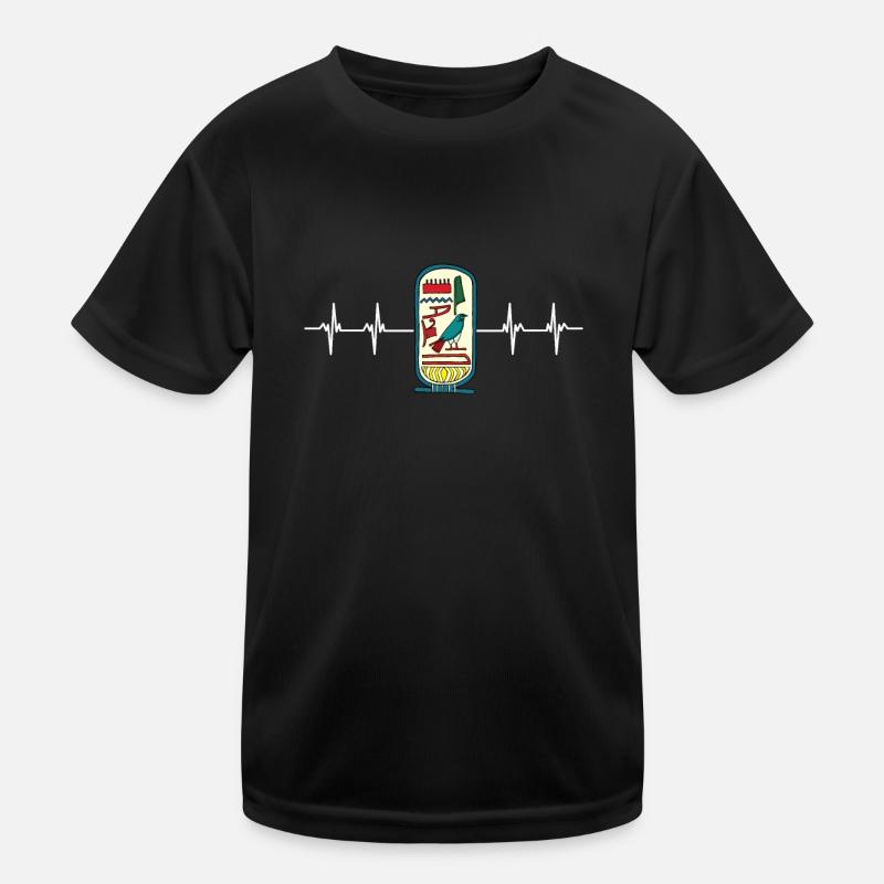 Hiéroglyphes égyptologue, Égypte ancienne T-shirt sport Enfant