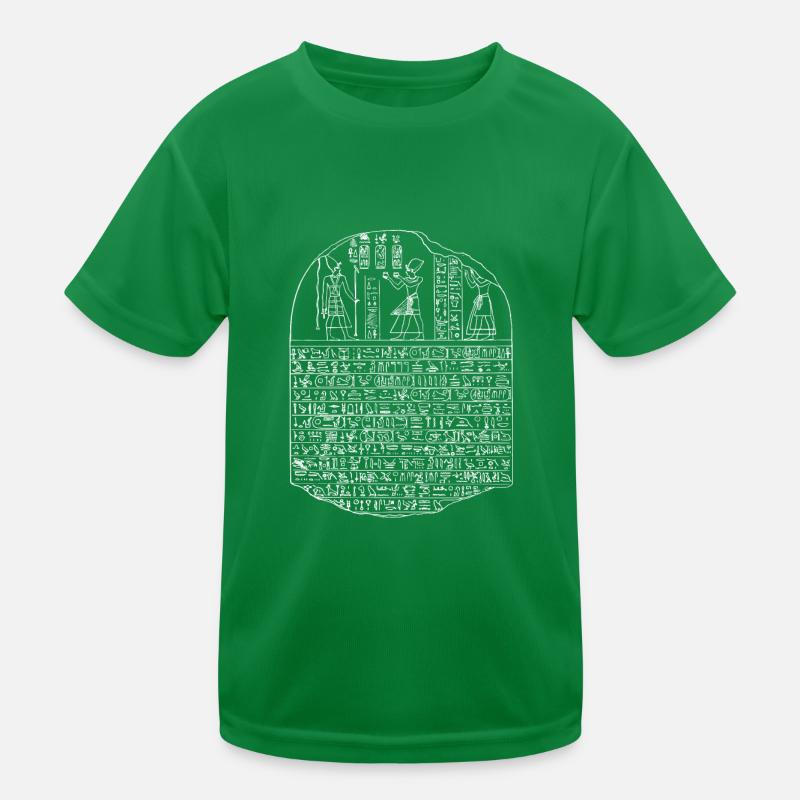 Hiéroglyphes égyptologue, Égypte ancienne T-shirt sport Enfant