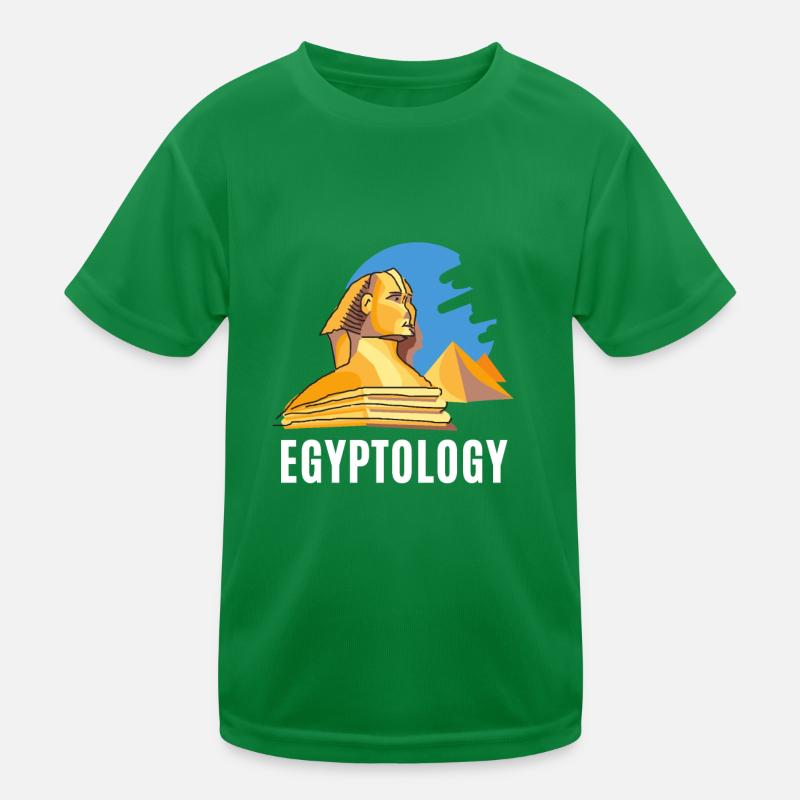 Hieroglyphics Egyptologist, Ancient Egyptian Kids Functional T-Shirt