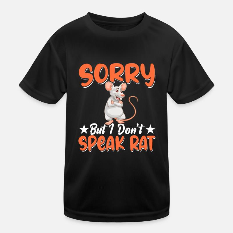 Rat Lover Rat Pet Rodent Mouse Rat Lady Kids Functional T-Shirt