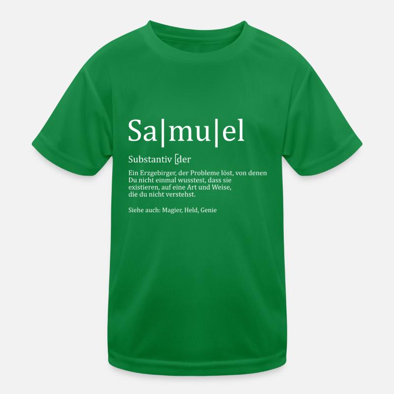 Erzgebirge Samuel Kinder Funktions-T-Shirt