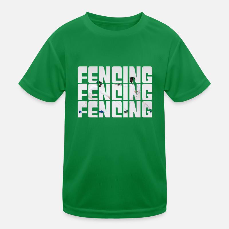 Fencing Kids Functional T-Shirt