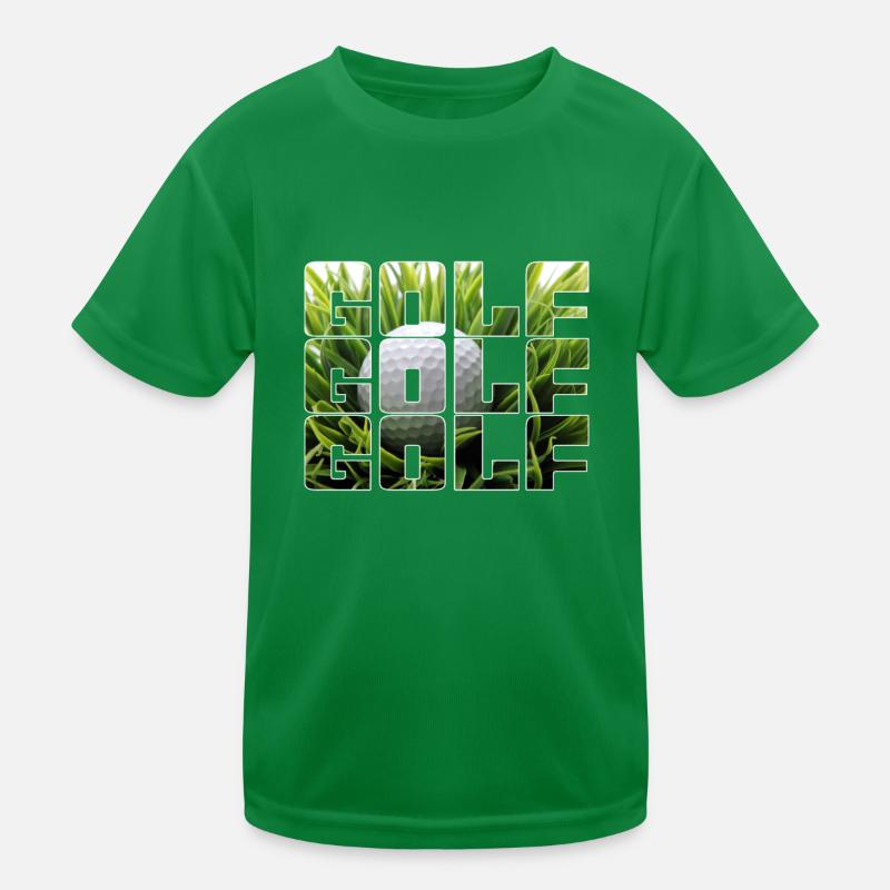 Golf Kinder Funktions-T-Shirt