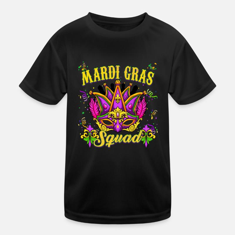 Mardi Gras Squad - Karneval Mardi Gras Kinder Funktions-T-Shirt