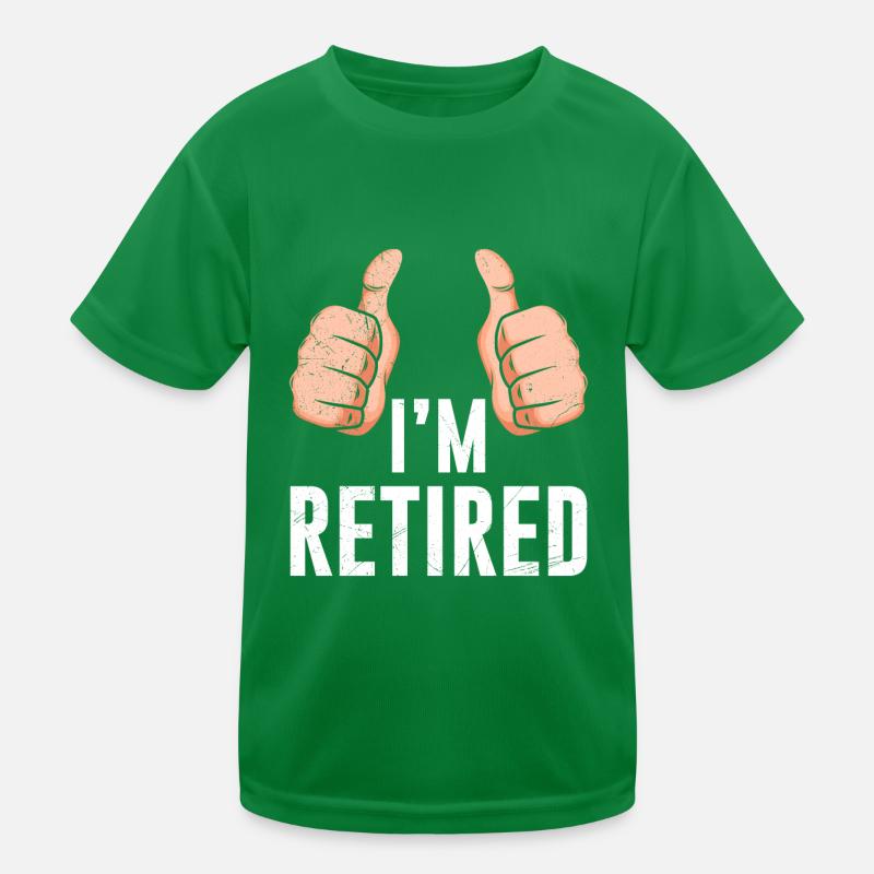 Le retraité Spruch est à la retraite 2023 T-shirt sport Enfant
