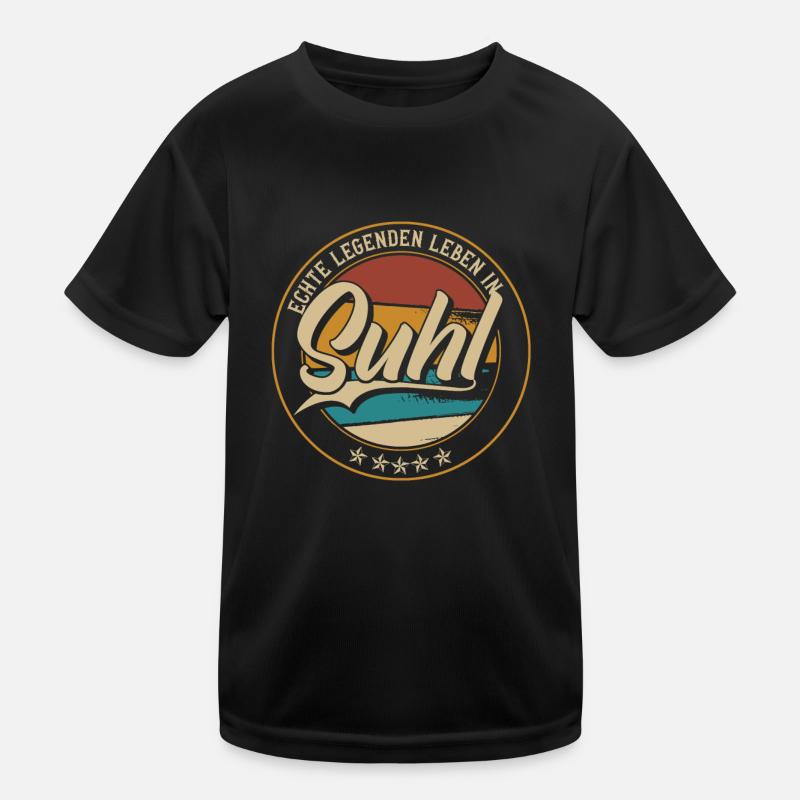 Suhl Echte Legenden leben in Suhler Kinder Funktions-T-Shirt
