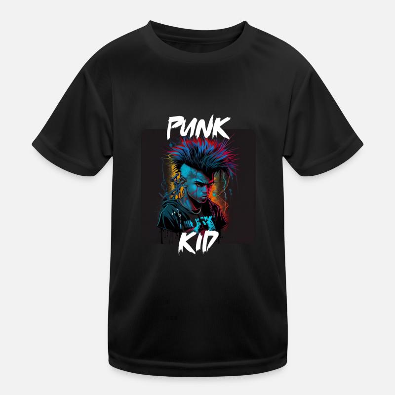 Graffiti Style - Cooles Punk Kind 5 Kinder Funktions-T-Shirt