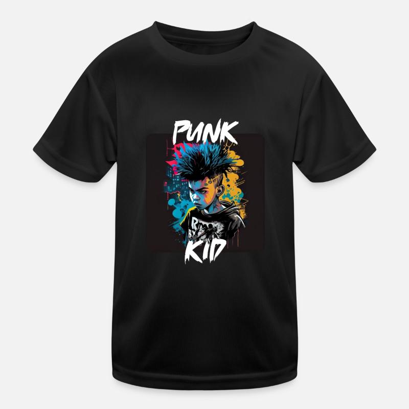 Style graffiti - Cool Punk Kid 9 T-shirt sport Enfant