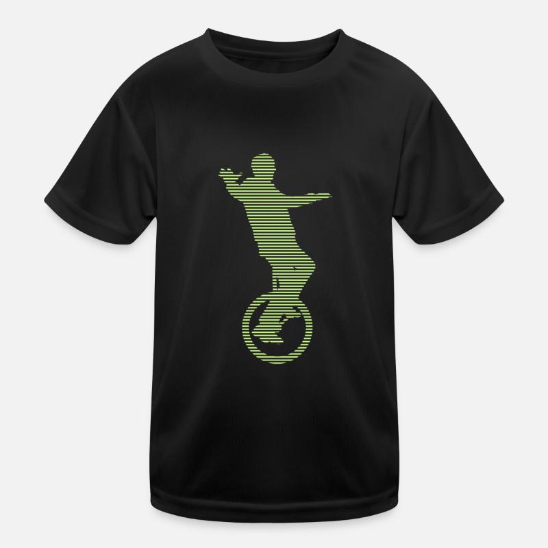 Einrad Kinder Funktions-T-Shirt