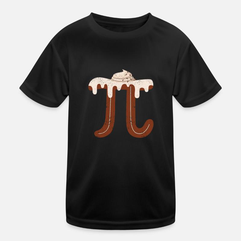 Drôle de crème au chocolat Pi Day Pie Math Lover T-shirt sport Enfant