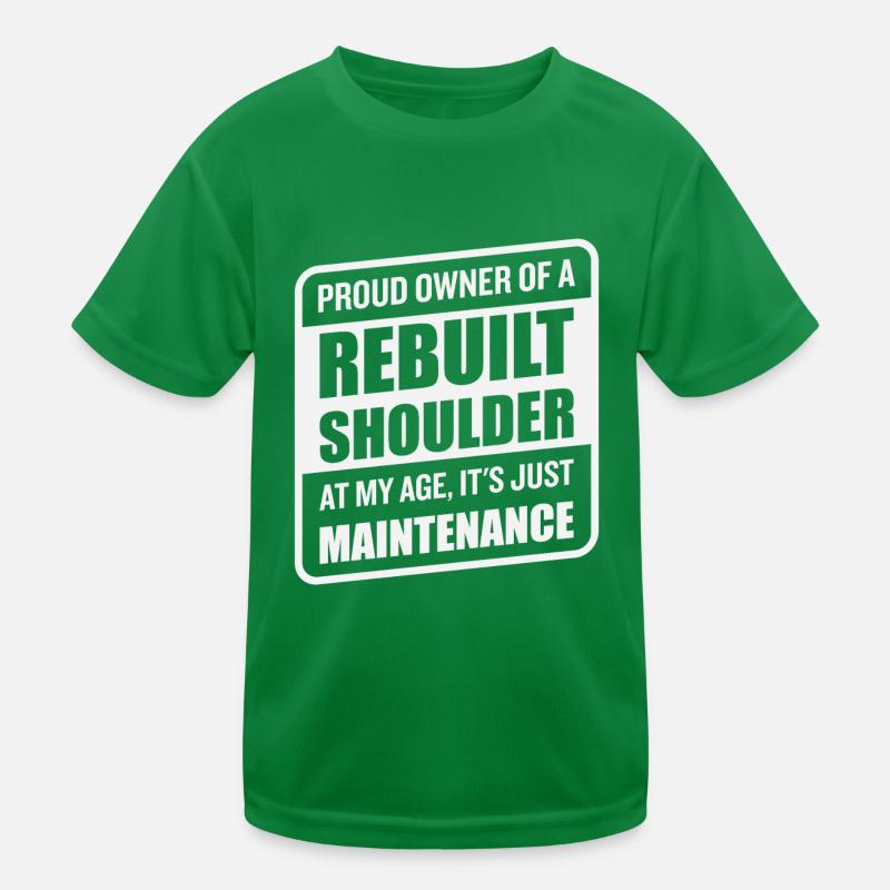 Funny Shoulder Replacement Recovery Kids Functional T-Shirt