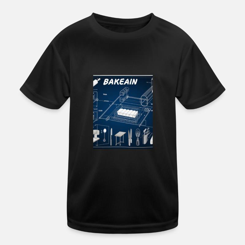 Accessoires de cuisson Tartes Blueprint Chef Pâtissier Gâteau T-shirt sport Enfant