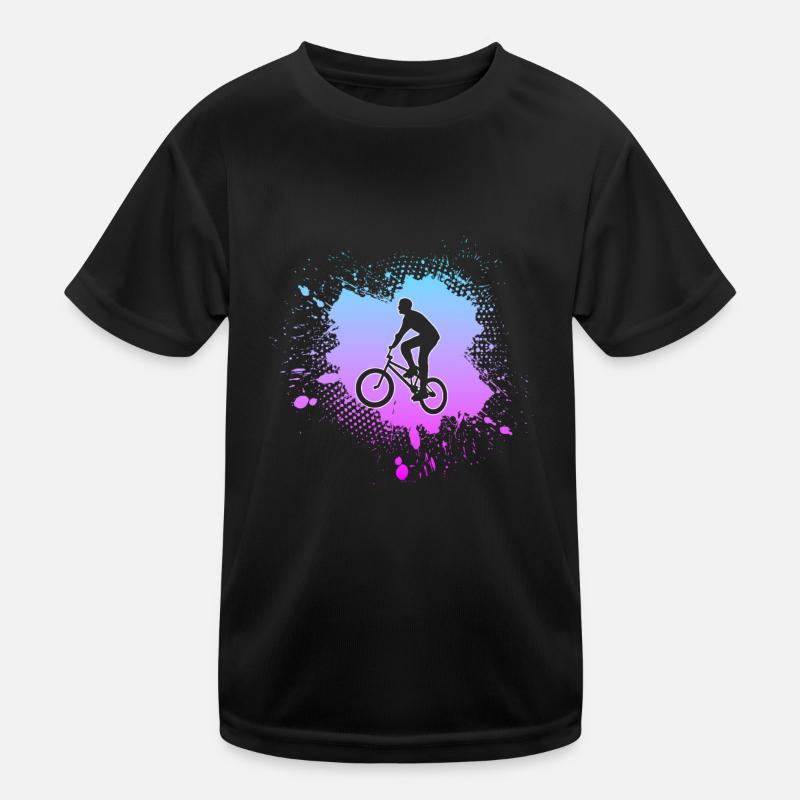 bmx Kinder Funktions-T-Shirt