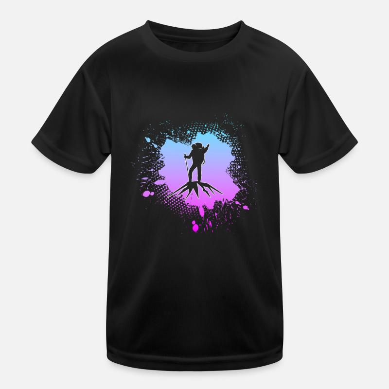 Bergsteigen Kinder Funktions-T-Shirt