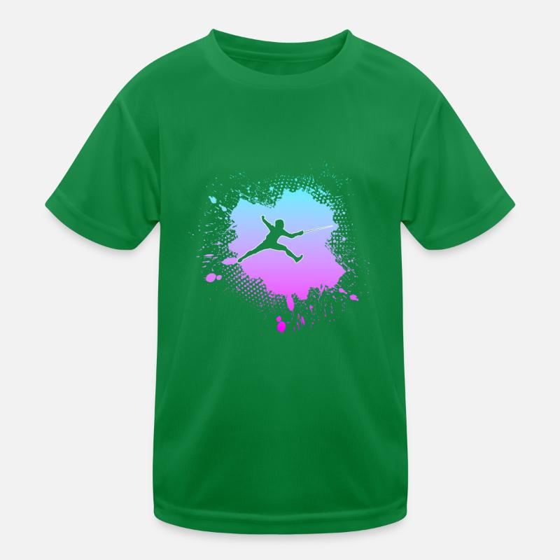 Fencing Kids Functional T-Shirt