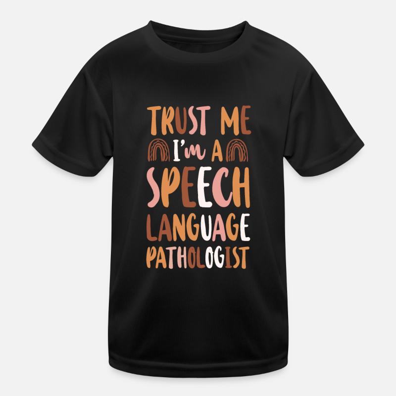 Speech Therapist Therapy Assistant Kinder Funktions-T-Shirt