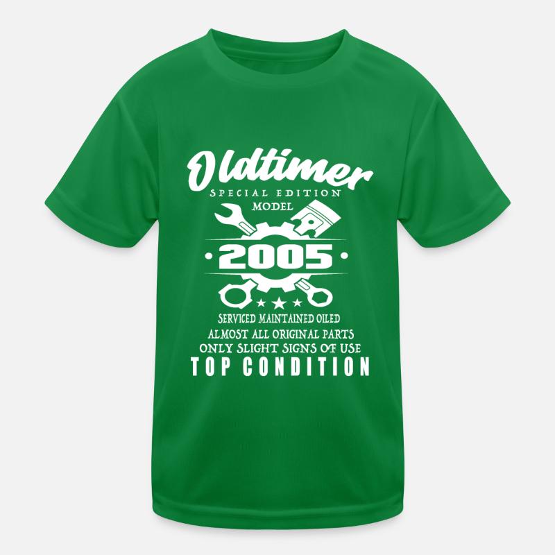 Oldtimer Special Edition Modèle 2005 Anniversaire T-shirt sport Enfant