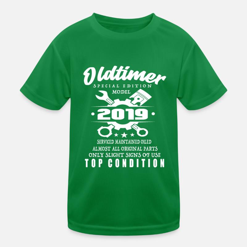 Oldtimer Special Edition Model 2019 Birthday Kids Functional T-Shirt