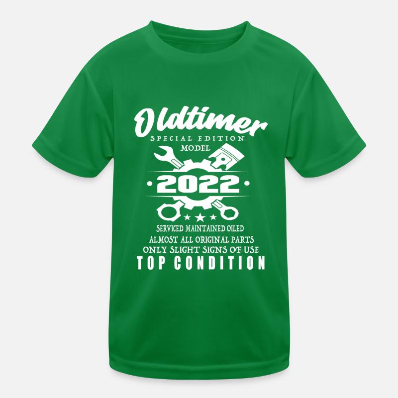 Oldtimer Special Edition Model 2022 Birthday Kids Functional T-Shirt