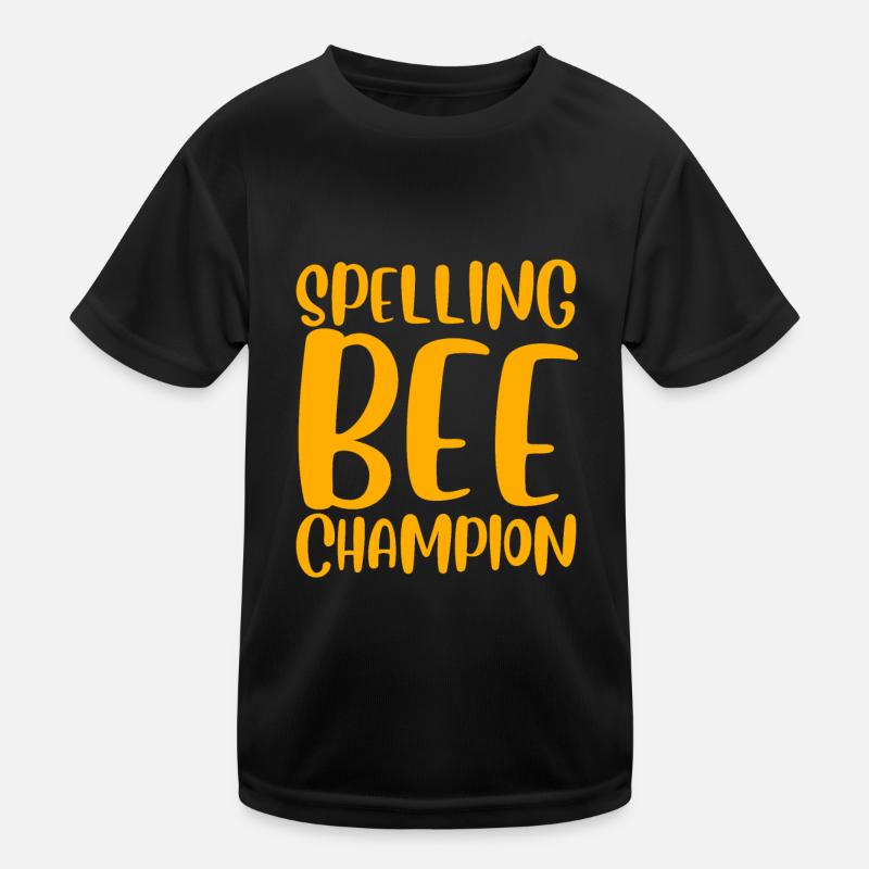 Spelling Bee Champ Kids Functional T-Shirt