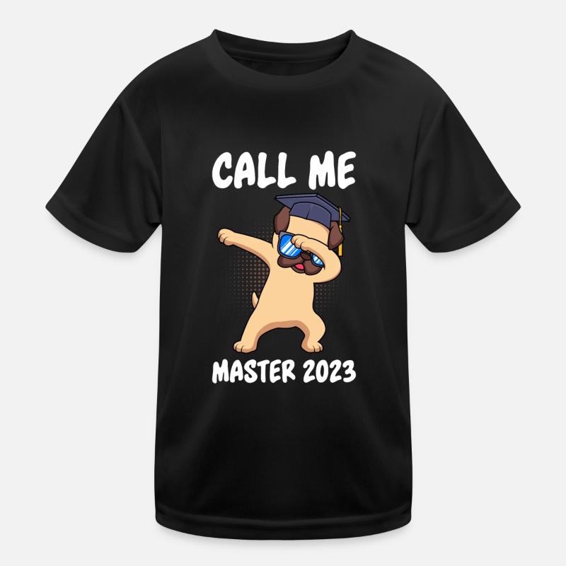 Master Abschluss 2023 Master Kinder Funktions-T-Shirt
