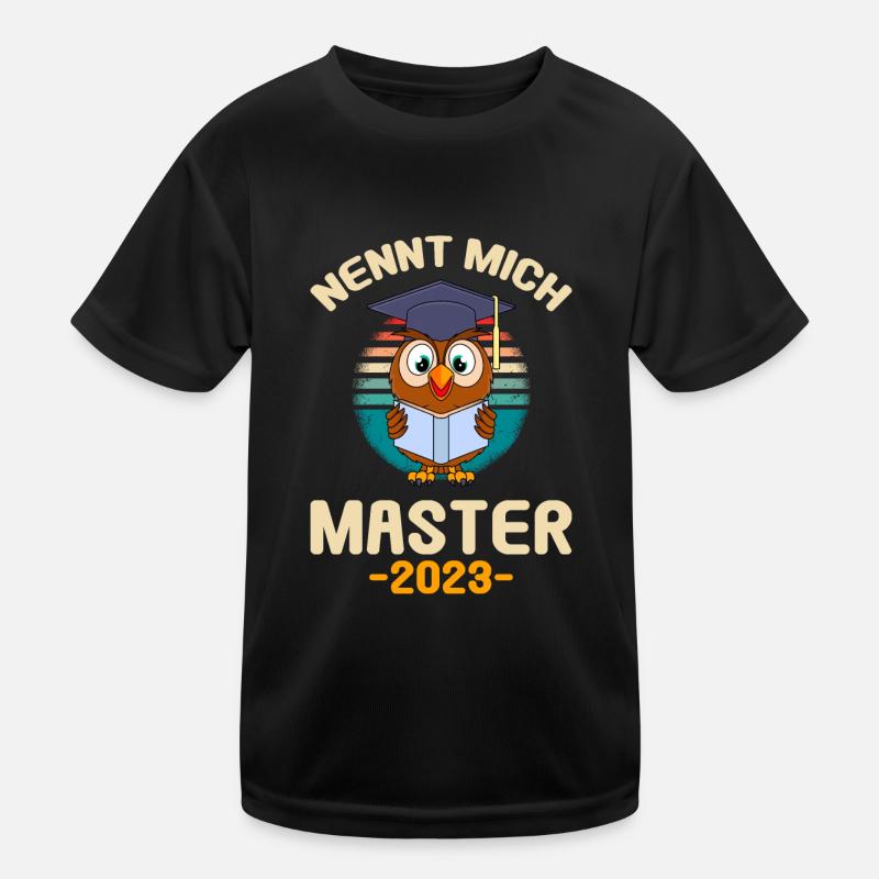 Call me Master 2023 Master Abschluss Kinder Funktions-T-Shirt