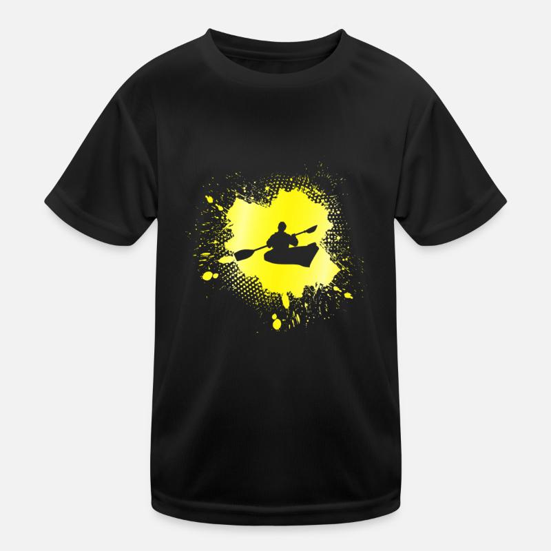 Canoeing Kids Functional T-Shirt