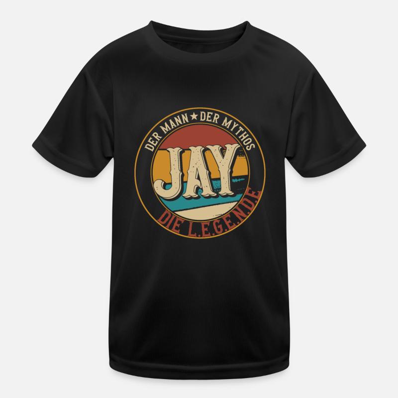 Jay Der Mann der Mythos die Legende Geschenk Kinder Funktions-T-Shirt