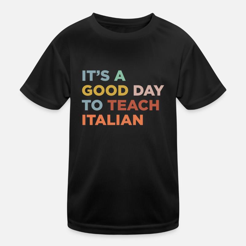 Enseignement de l’enseignement de l’italien T-shirt sport Enfant
