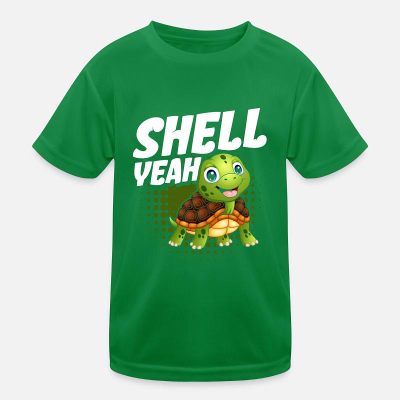 Shell Yeah Kinder Funktions-T-Shirt