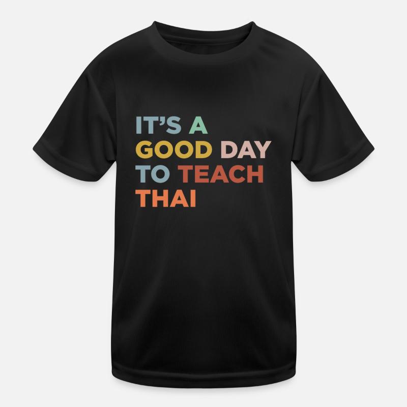 Thailändischen Lehrer Unterrichten Kinder Funktions-T-Shirt