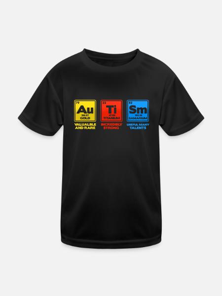 Autism - Kids Functional T-Shirt - black - Front