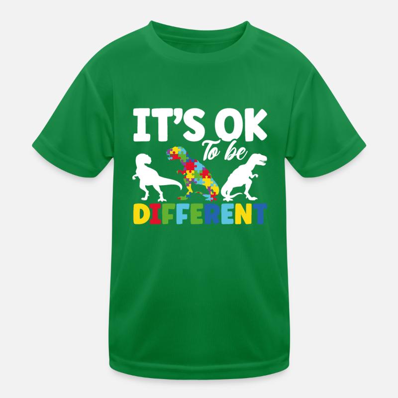 Its Ok To Be Different Kinder Funktions-T-Shirt